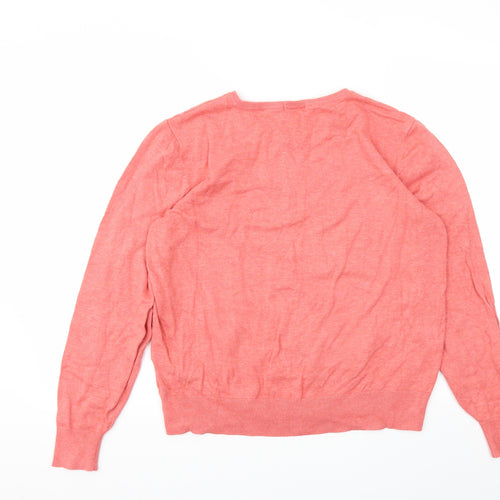 H&M Womens Pink   Pullover Jumper Size L