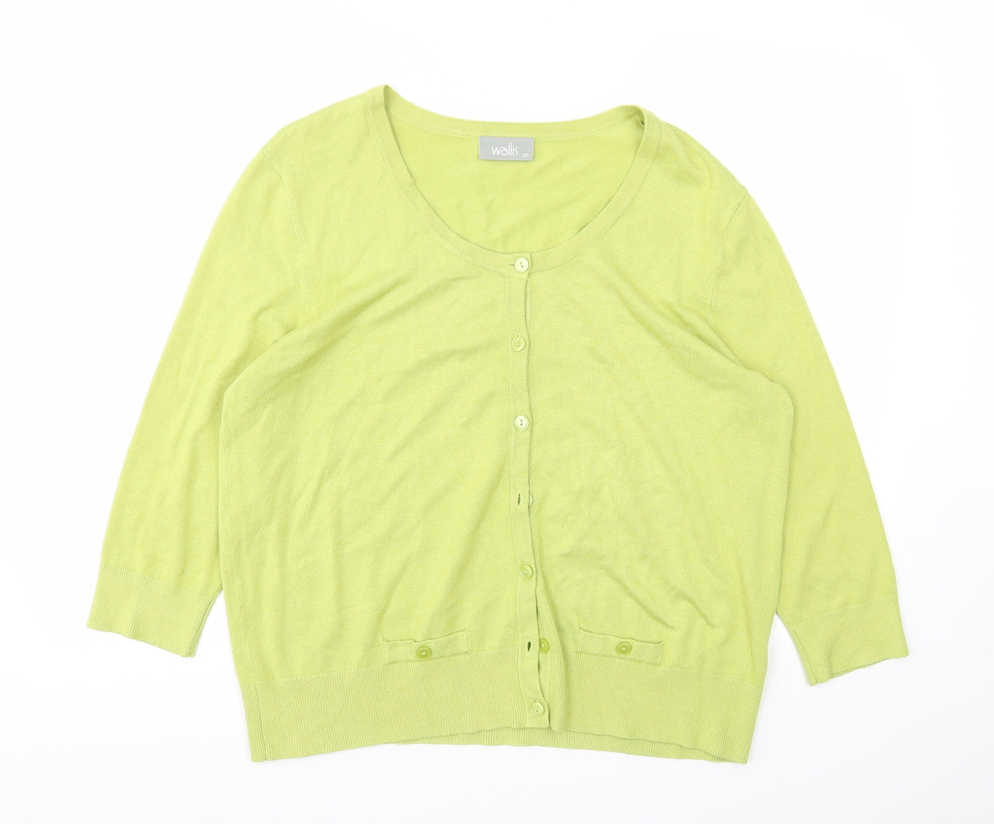 Wallis Womens Green   Cardigan Jumper Size 20