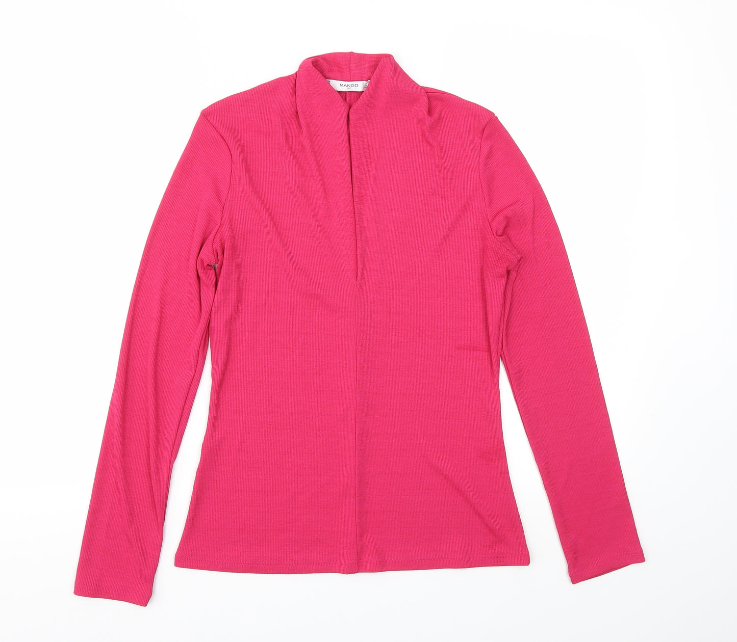 Mango Womens Pink   Basic Blouse Size M