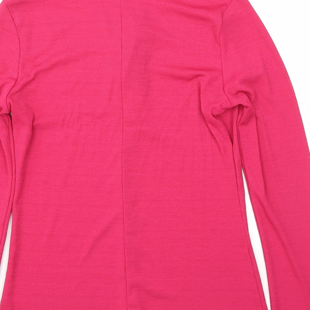 Mango Womens Pink   Basic Blouse Size M
