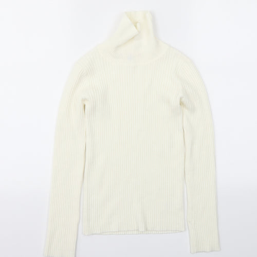 jhon lewis  Girls Ivory   Pullover Jumper Size 11 Years