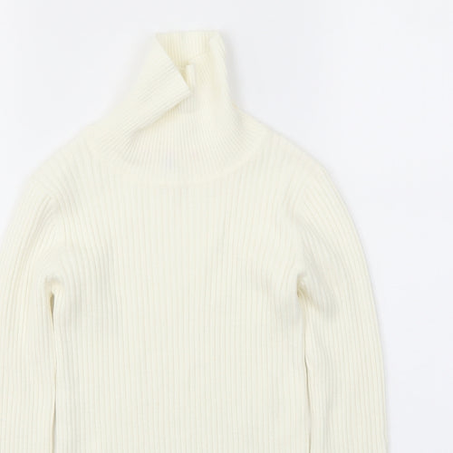 jhon lewis  Girls Ivory   Pullover Jumper Size 11 Years