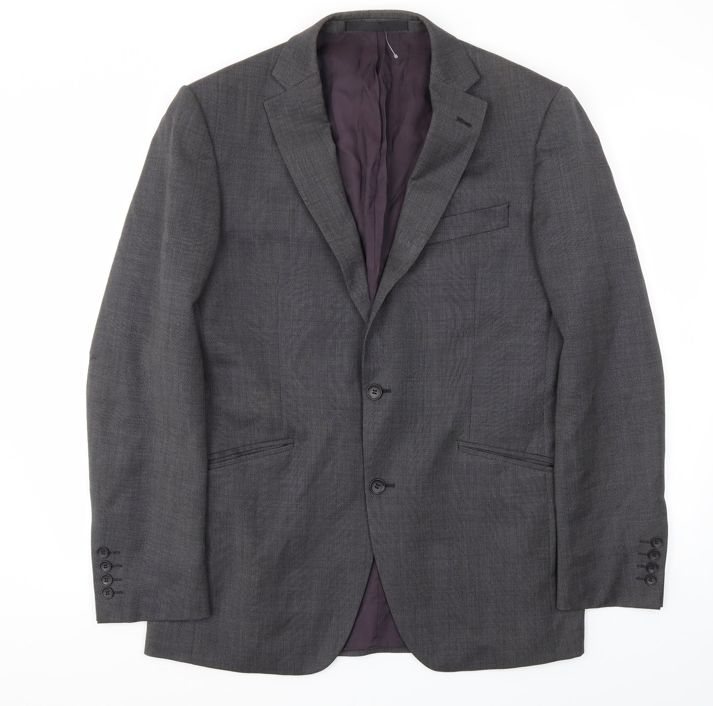 M&S Mens Grey   Jacket Blazer Size 40