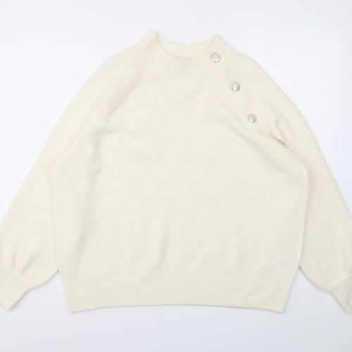 George Womens Beige   Pullover Jumper Size L