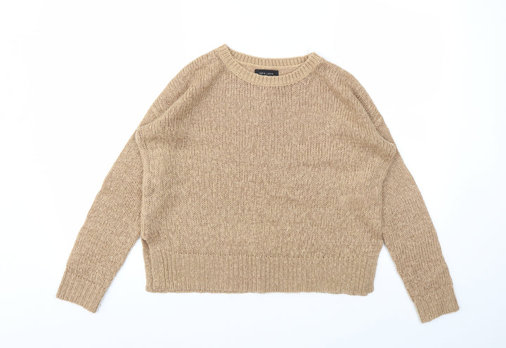 New Look Womens Beige Pullover Jumper Size S