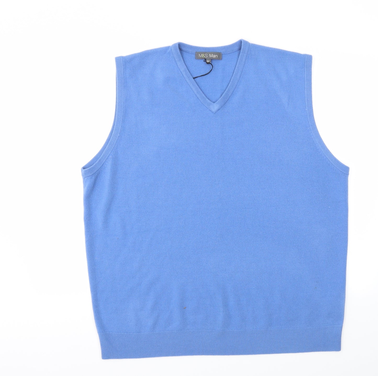 M&S Mens Blue   Pullover Sweatshirt Size 2XL