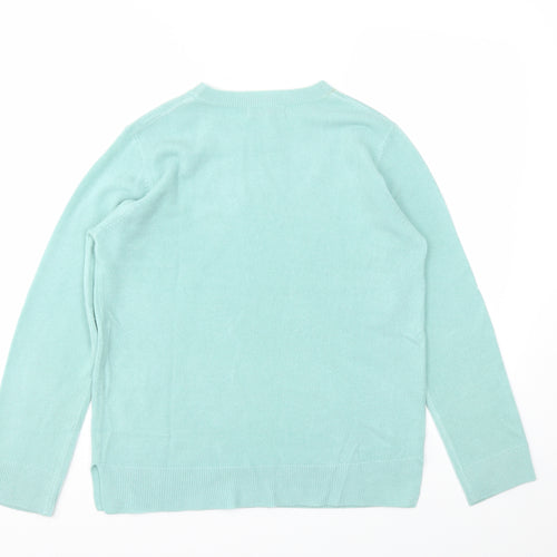 M&S Womens Blue   Pullover Jumper Size 12