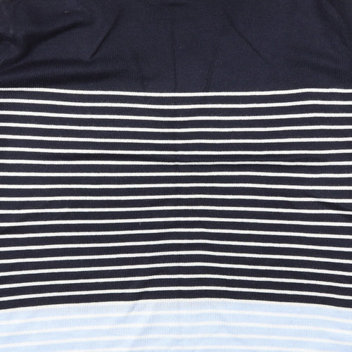 Bonmarché Womens Blue Striped  Pullover Jumper Size 12