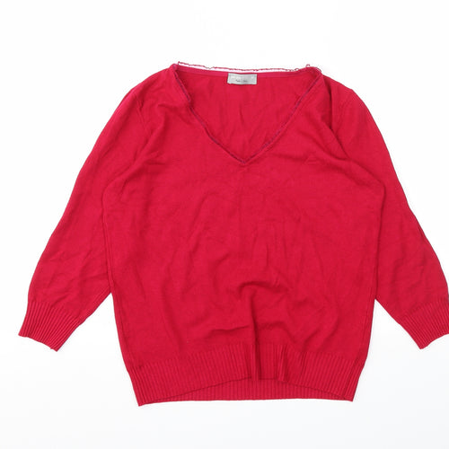 M&S Womens Pink   Pullover Jumper Size 14