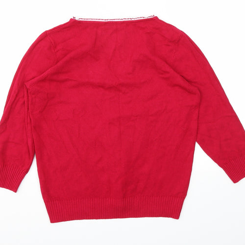 M&S Womens Pink   Pullover Jumper Size 14