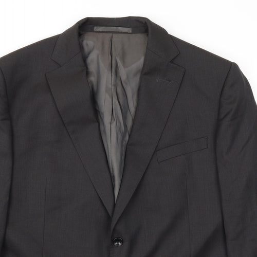 M&S Mens Grey   Jacket Blazer Size 44