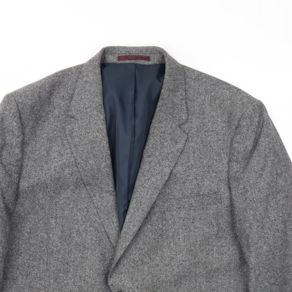 M&S Mens Grey   Jacket Blazer Size 46