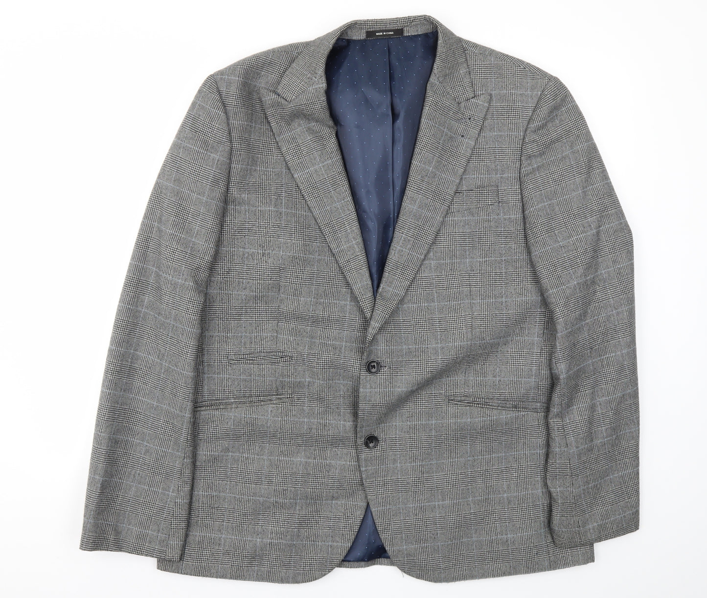 Cedar Wood State Mens Grey   Jacket Blazer Size 46