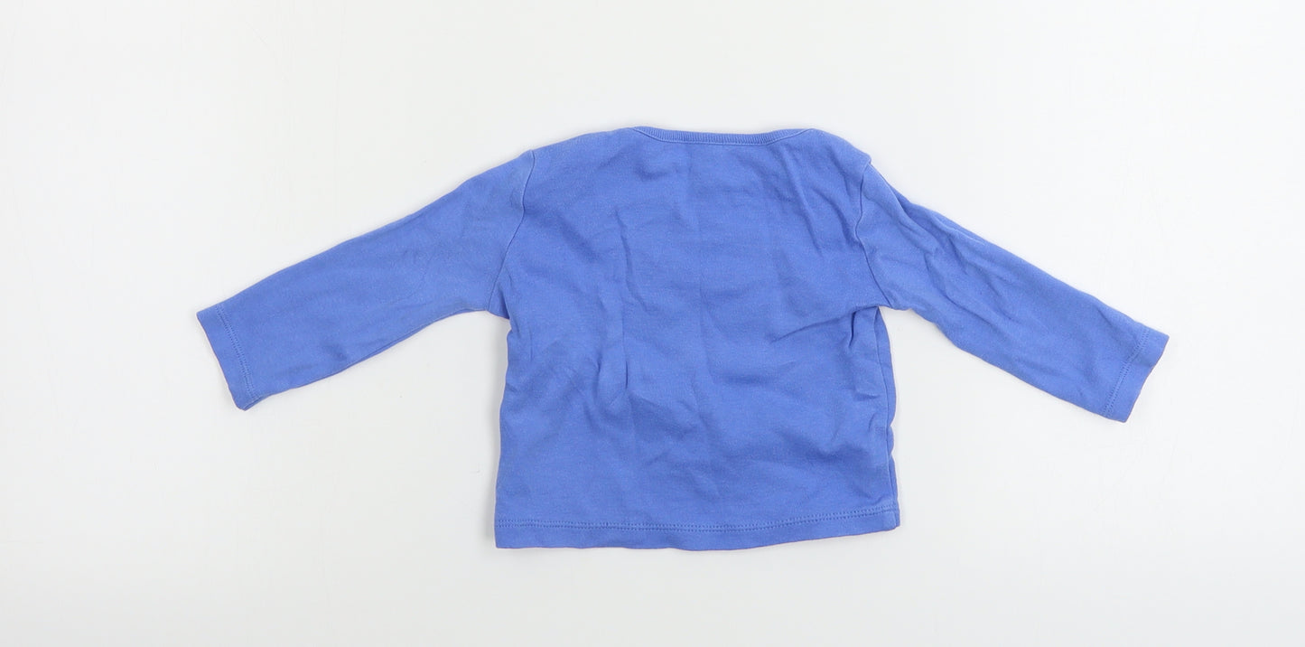F&F  Boys Blue   Basic T-Shirt Size 3-6 Months