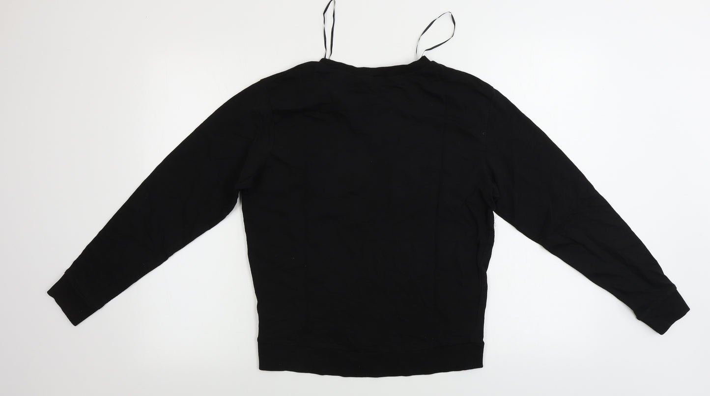 H&M  Womens Black   Pullover Jumper Size S
