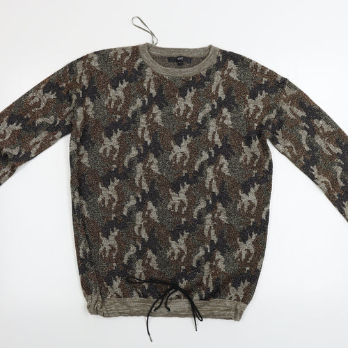 NEXT  Womens Brown Camouflage  Pullover Jumper Size 10