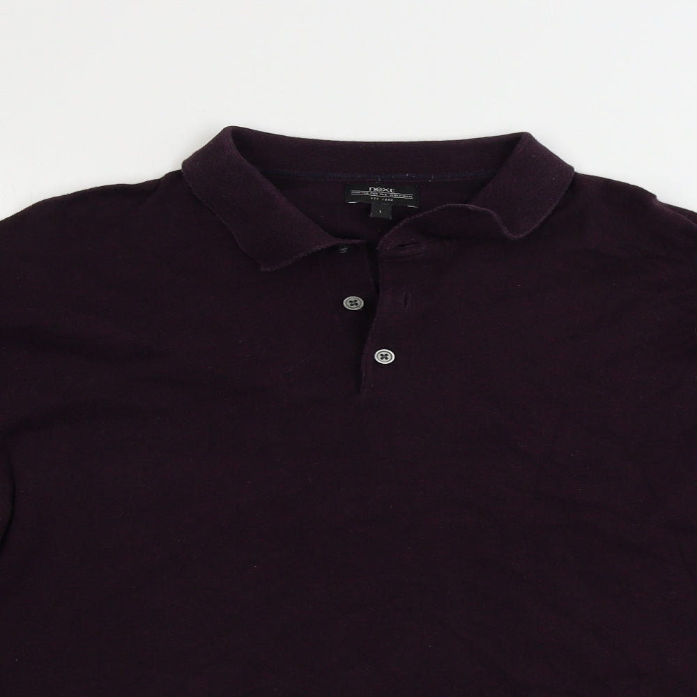 NEXT  Mens Purple    Polo Size L