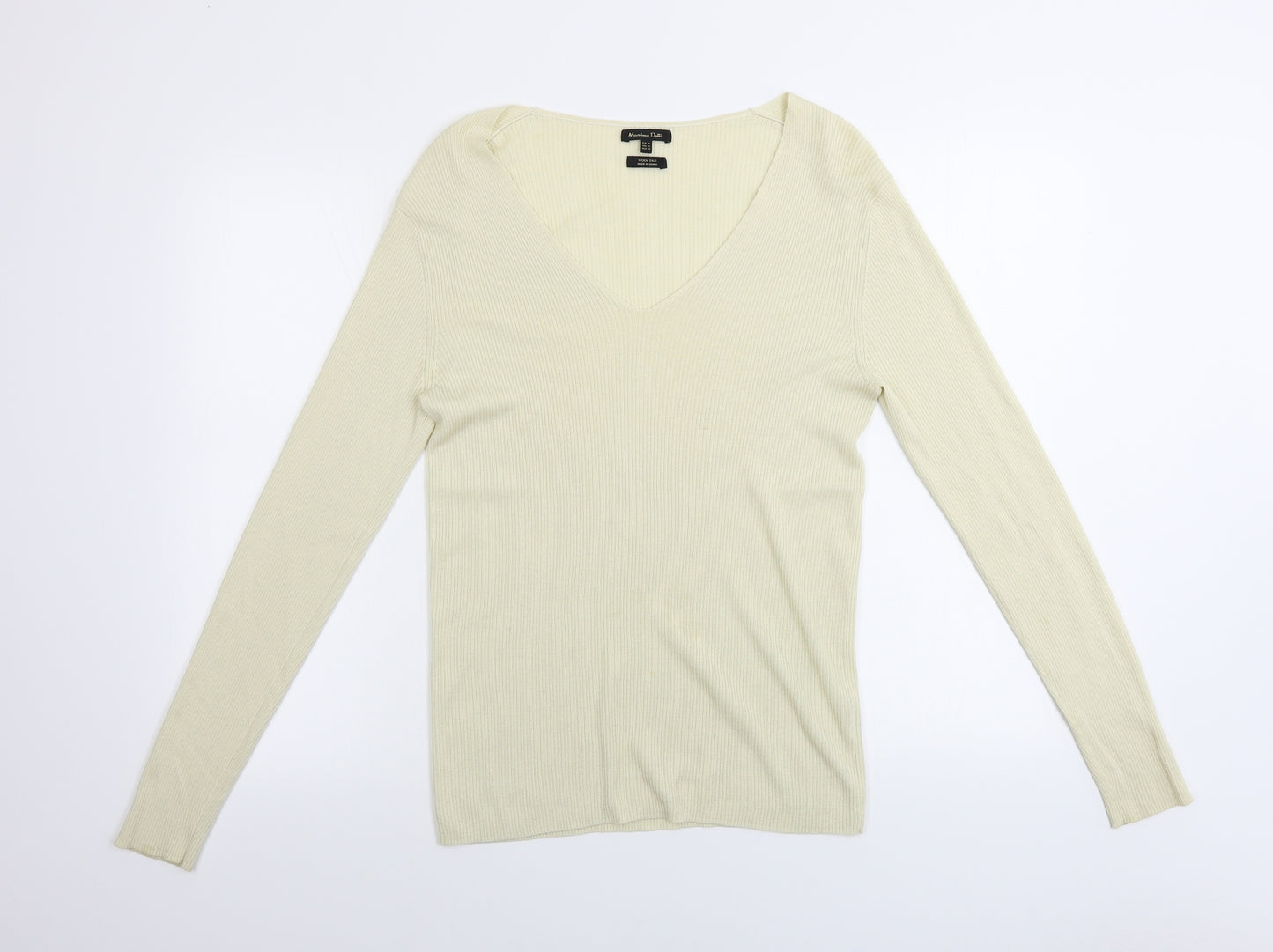 Massamino dutti   Womens Beige   Pullover Jumper Size XL