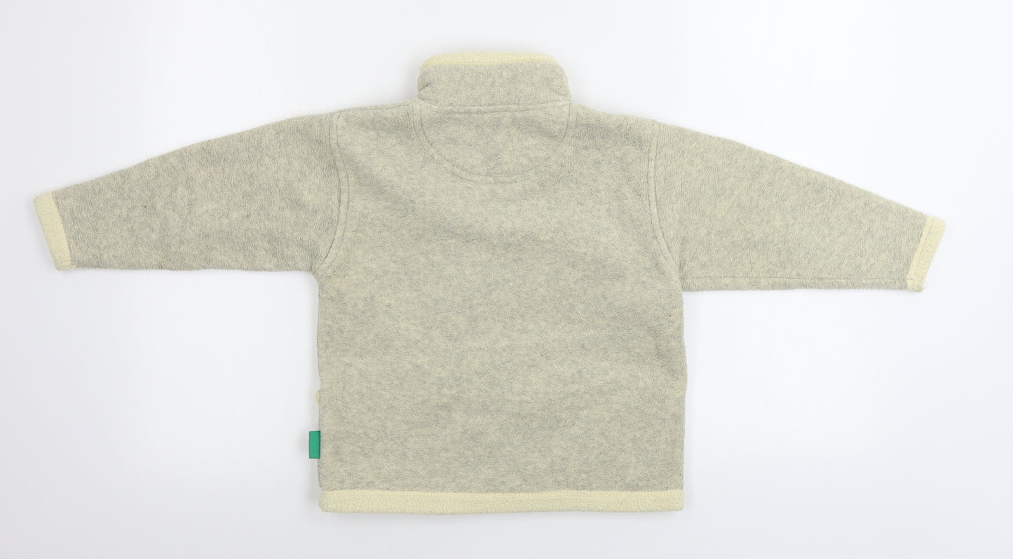 Mac Baaa  Boys Beige   Full Zip Jumper Size 5-6 Years
