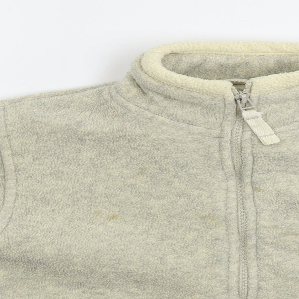 Mac Baaa  Boys Beige   Full Zip Jumper Size 5-6 Years