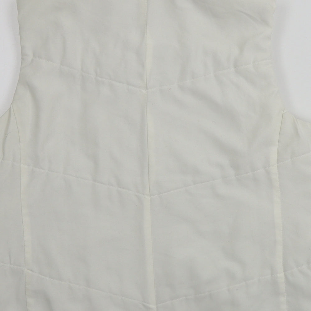 YAYA Womens White   Gilet Coat Size L