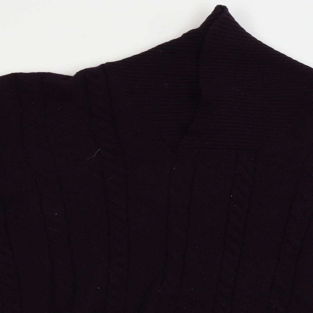 Marks and Spencer  Mens Purple   Pullover Jumper Size L
