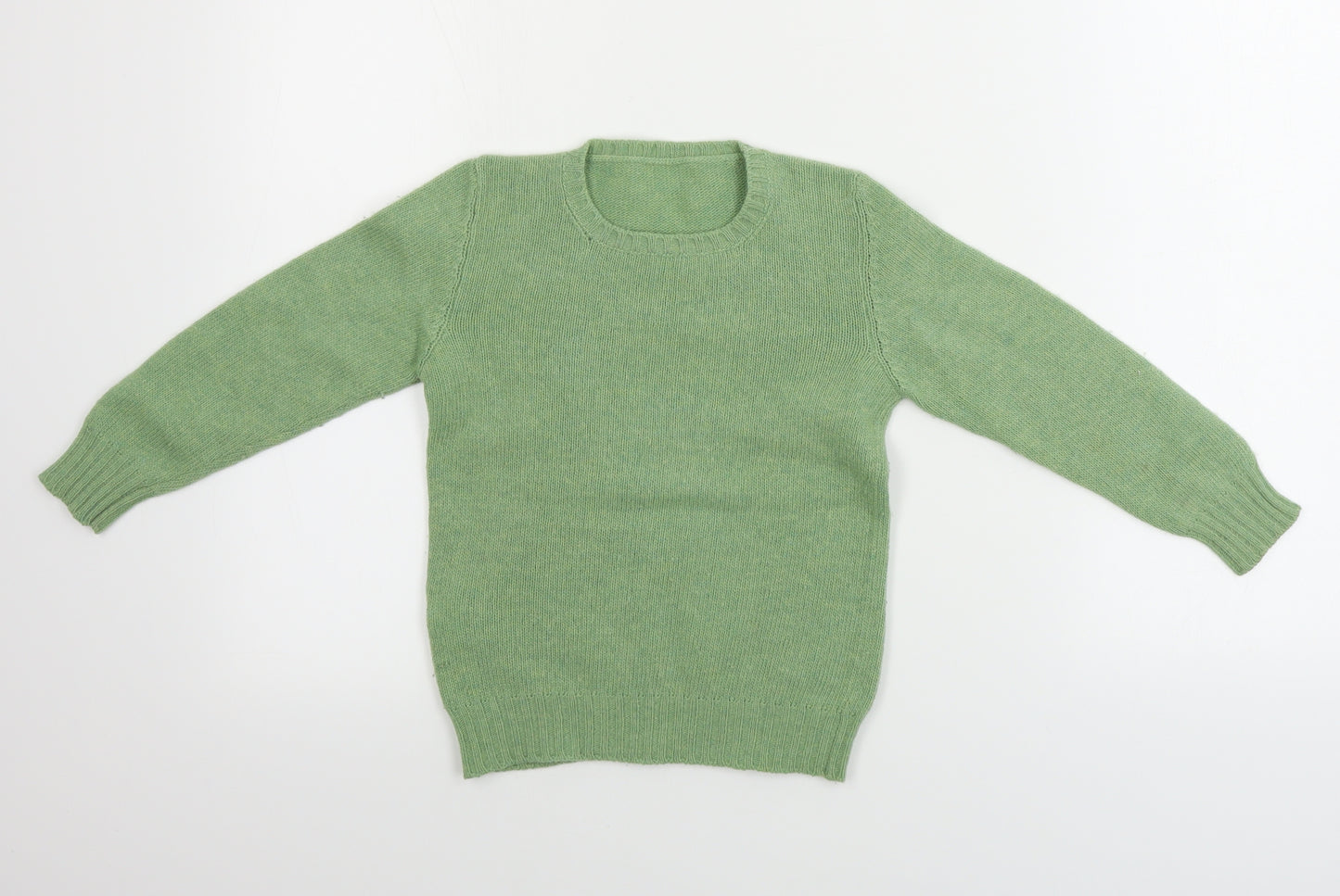 Preworn  Boys Green   Pullover Jumper Size 6 Years