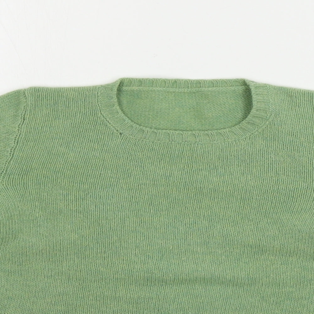 Preworn  Boys Green   Pullover Jumper Size 6 Years