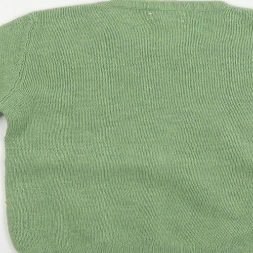 Preworn  Boys Green   Pullover Jumper Size 6 Years
