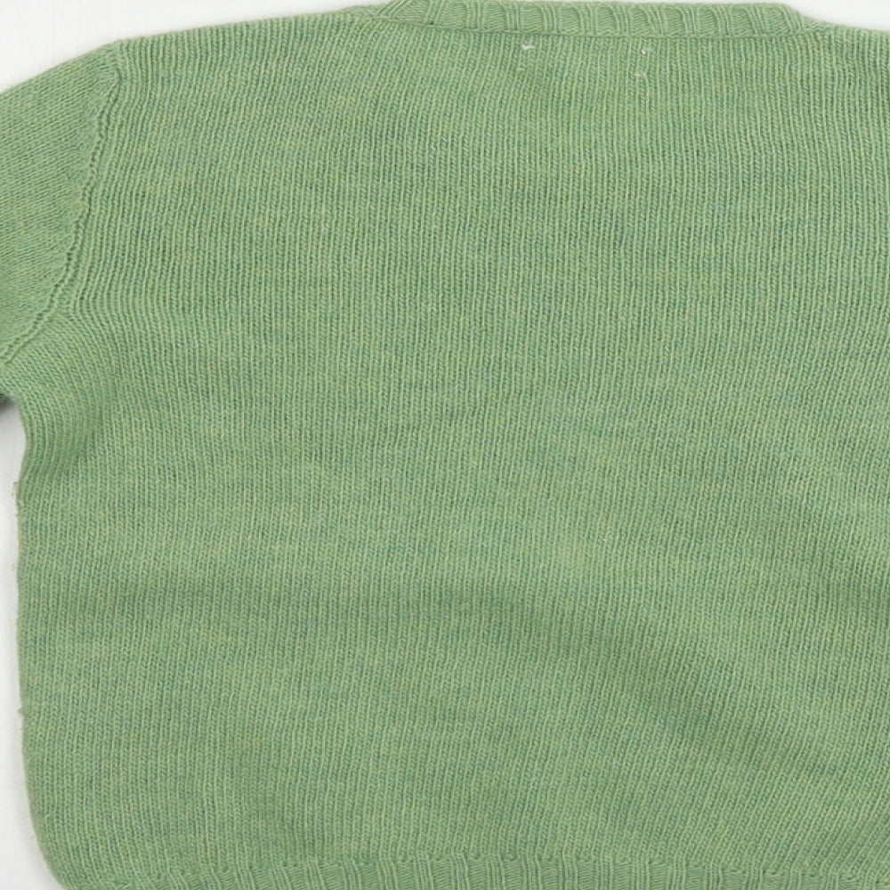 Preworn  Boys Green   Pullover Jumper Size 6 Years