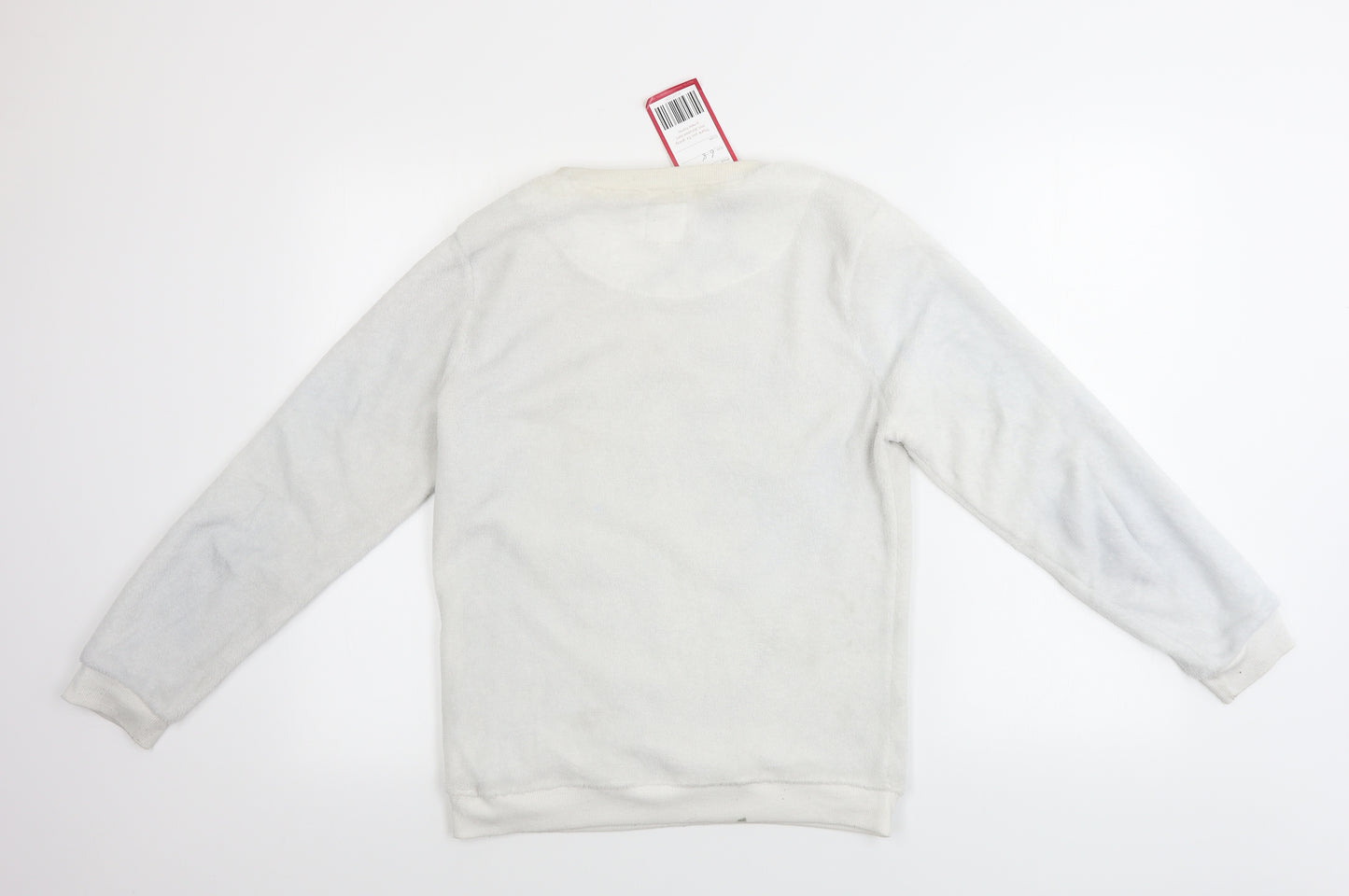love to lounge       Womens White   Pullover Jumper Size XS