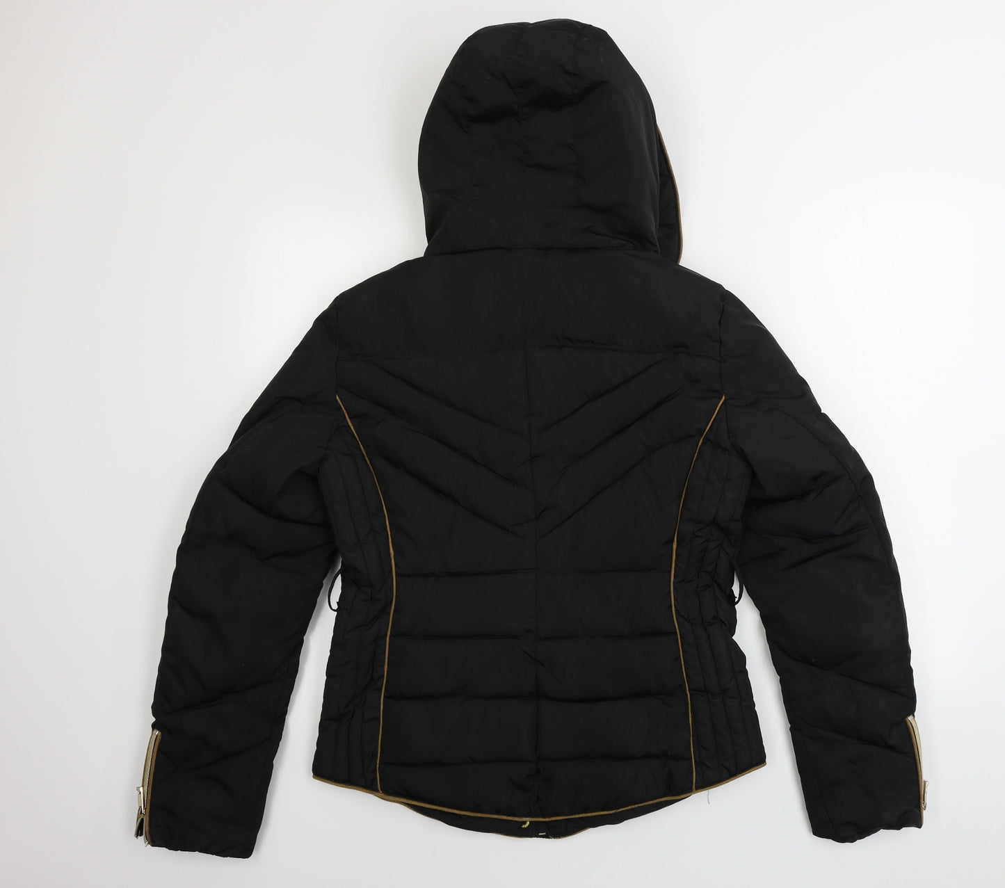 Preworn  Womens Black   Jacket Coat Size M