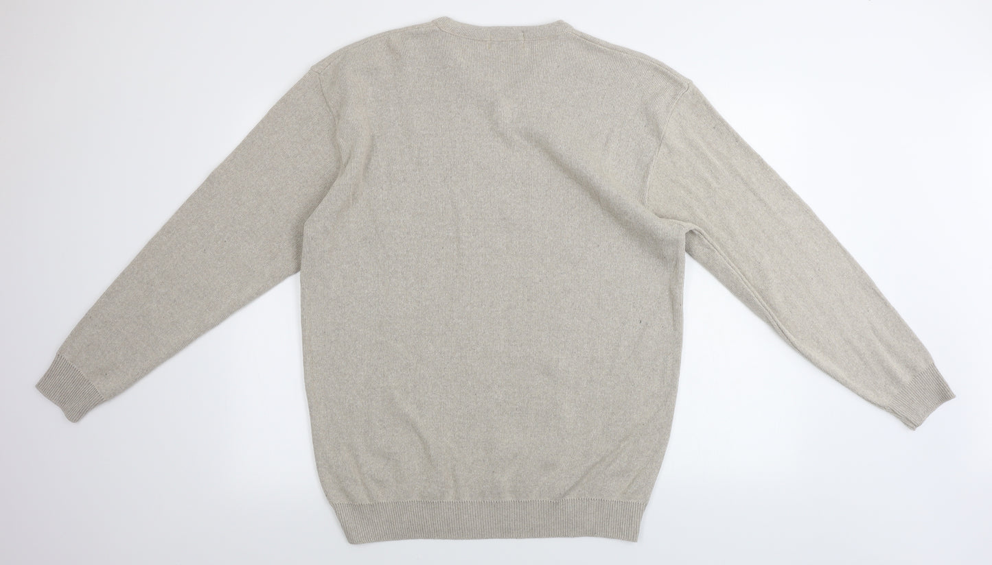 Classic Collection  Womens Beige   Pullover Jumper Size L