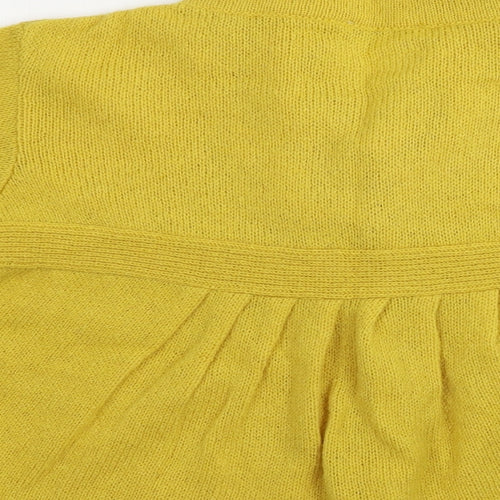 George  Womens Yellow   Cardigan Jumper Size 12