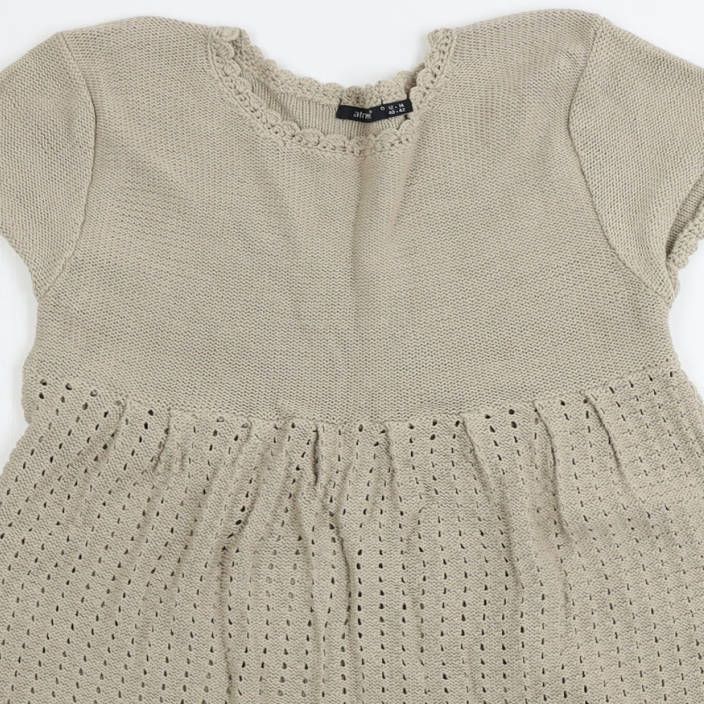 Atmosphere  Womens Beige   A-Line  Size 12