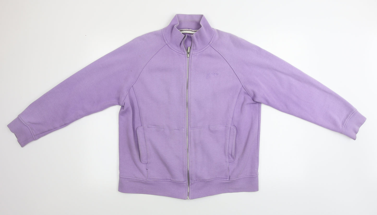 Maine New England  Womens Purple   Full Zip Jumper Size 16