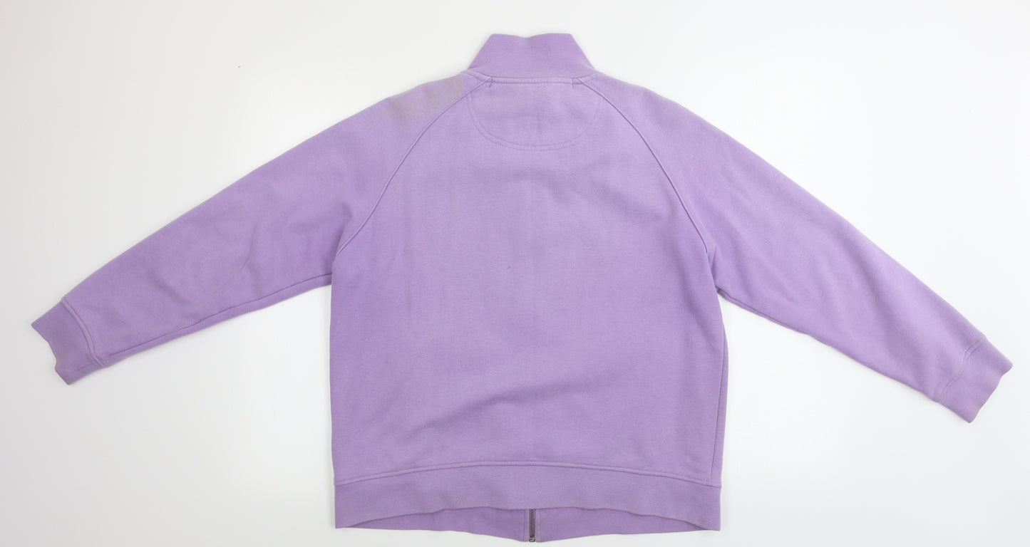 Maine New England  Womens Purple   Full Zip Jumper Size 16