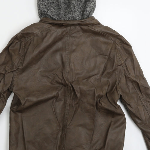 Brave Soul  Mens Brown   Jacket Coat Size S
