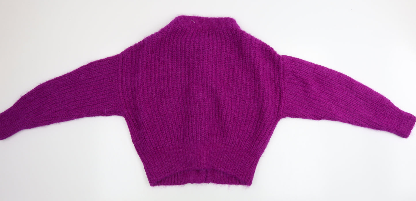 H&M  Womens Purple   Cardigan Jumper Size L