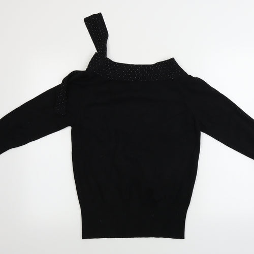 Equation  Womens Black   Pullover Jumper Size 16