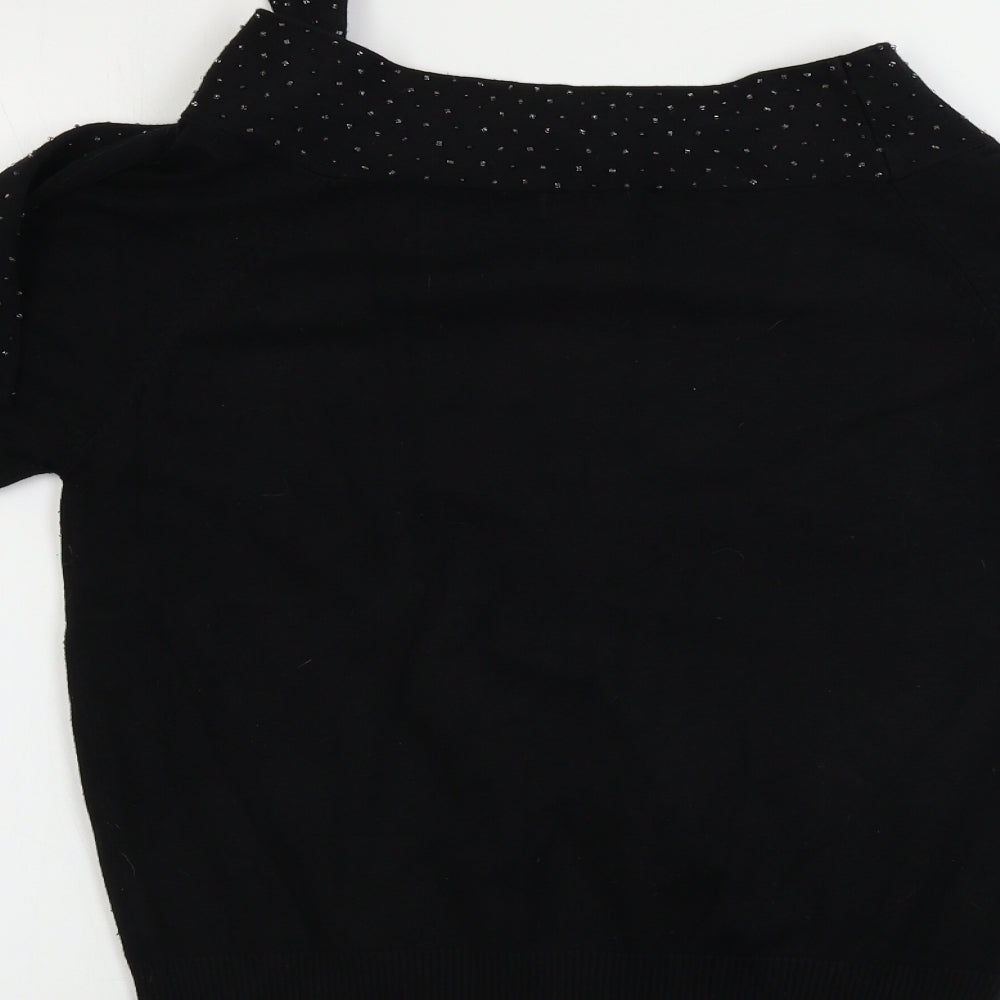 Equation  Womens Black   Pullover Jumper Size 16