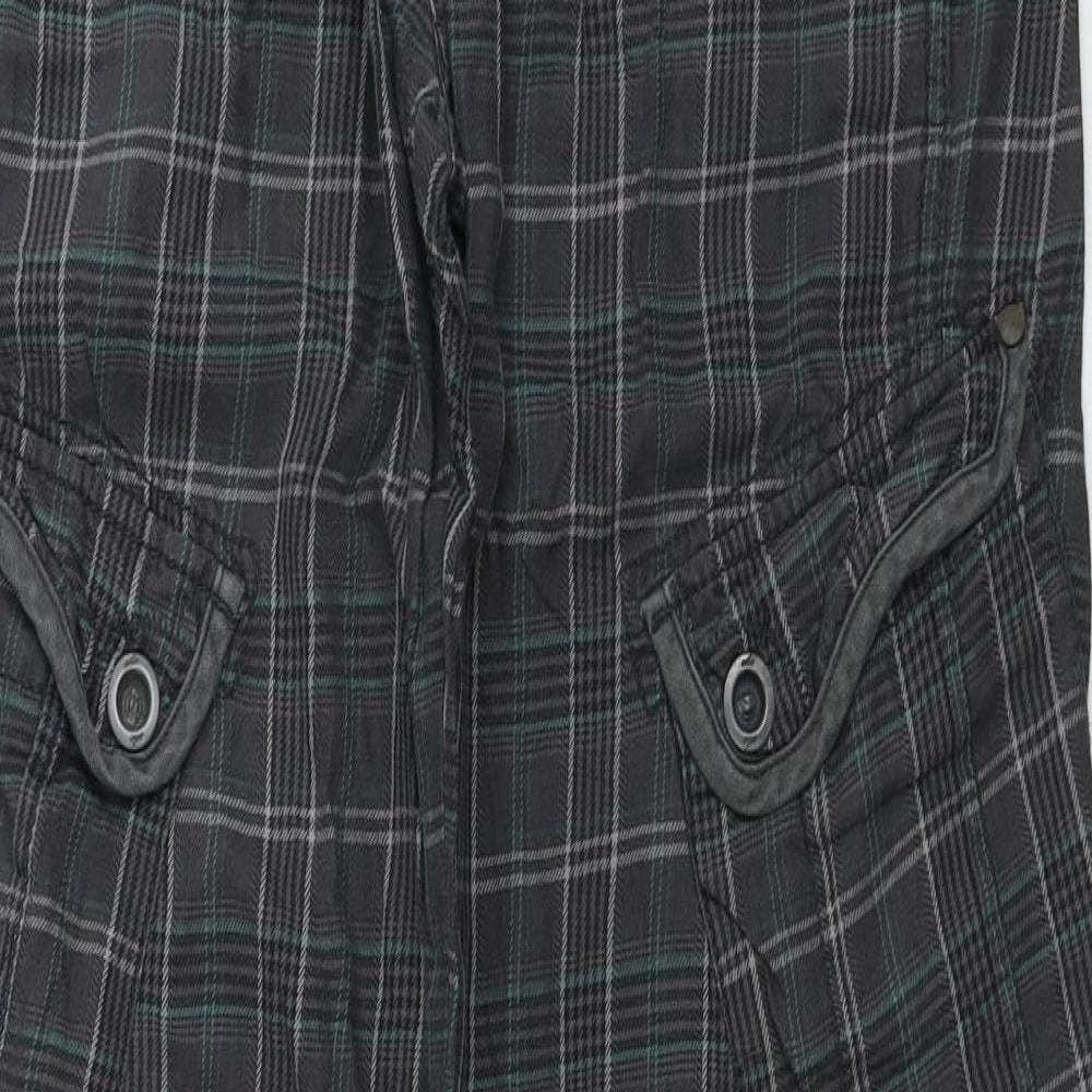 Preworn  Womens Green Check  Trousers  Size 38 in L28 in