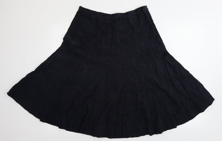 keu Womens Blue   A-Line Skirt Size 12