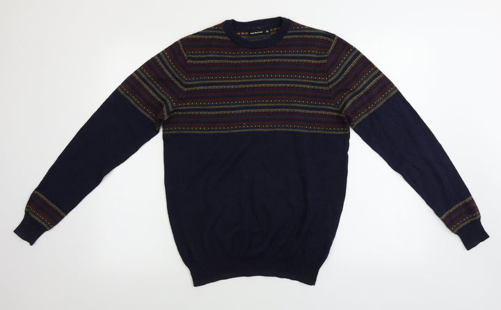 Cedar Wood State Womens Blue Pullover Jumper Size XS