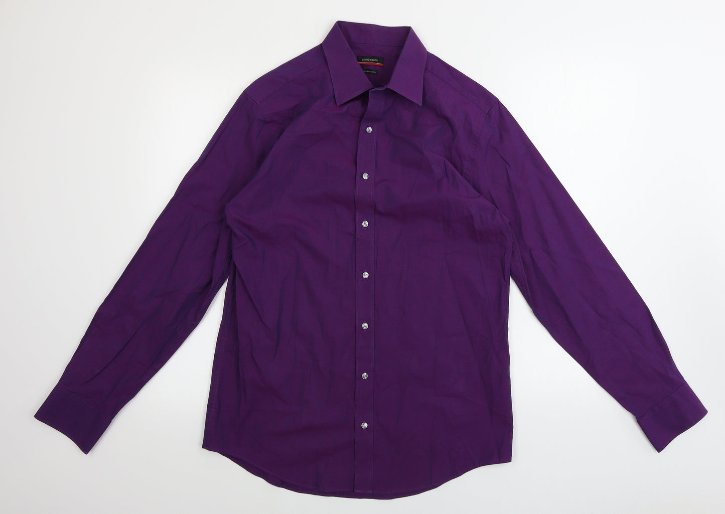 Pierre Cardin  Mens Purple    Button-Up Size 16
