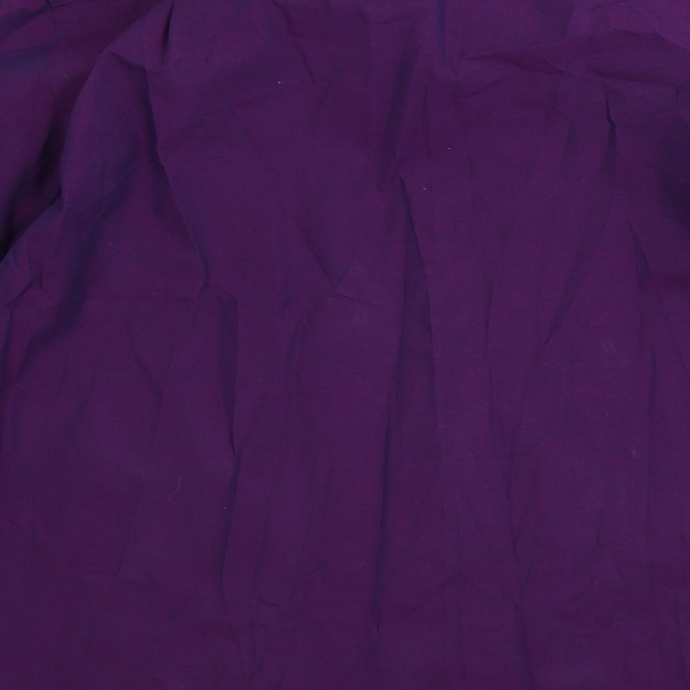 Pierre Cardin  Mens Purple    Button-Up Size 16