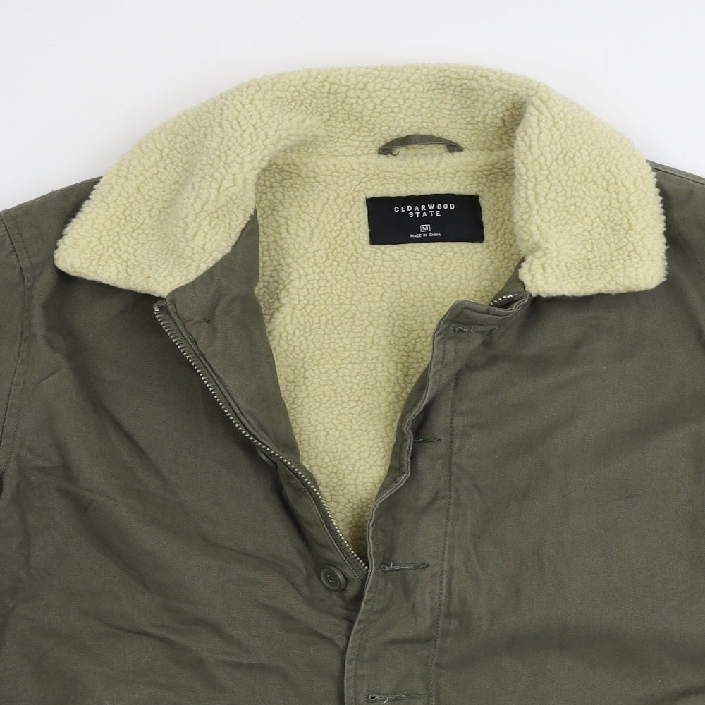 Cedar Wood State  Mens Green   Jacket Coat Size M
