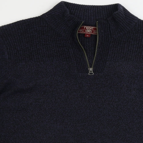 NEXT  Mens Blue   Henley Jumper Size M