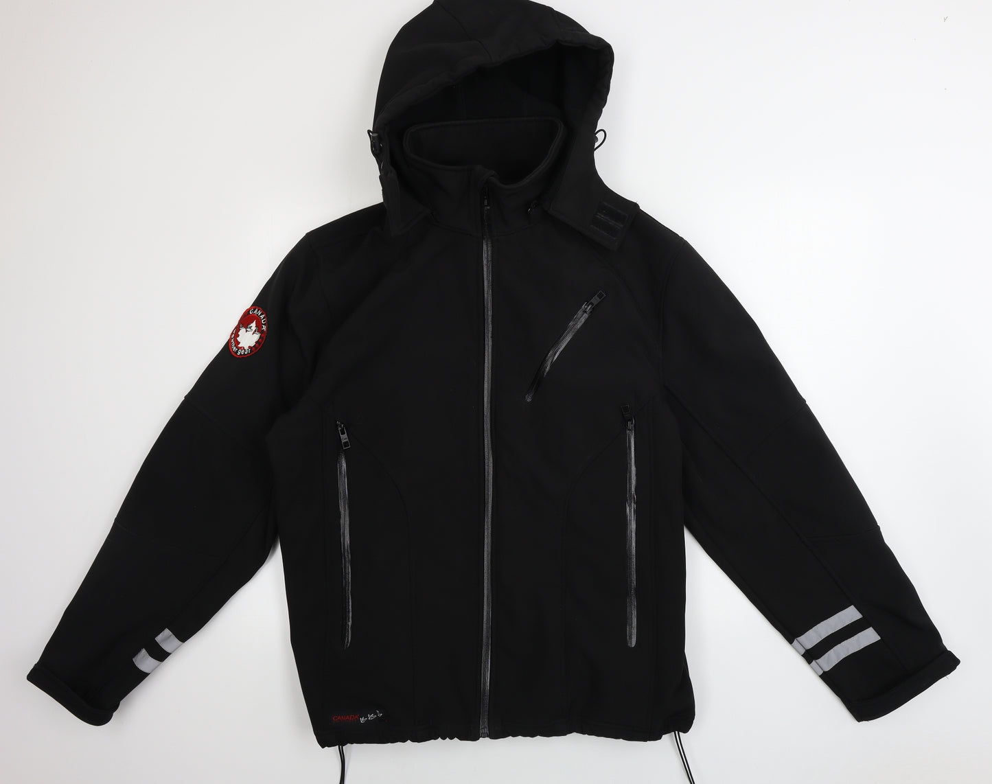 Canada Mens Black   Jacket Coat Size XL