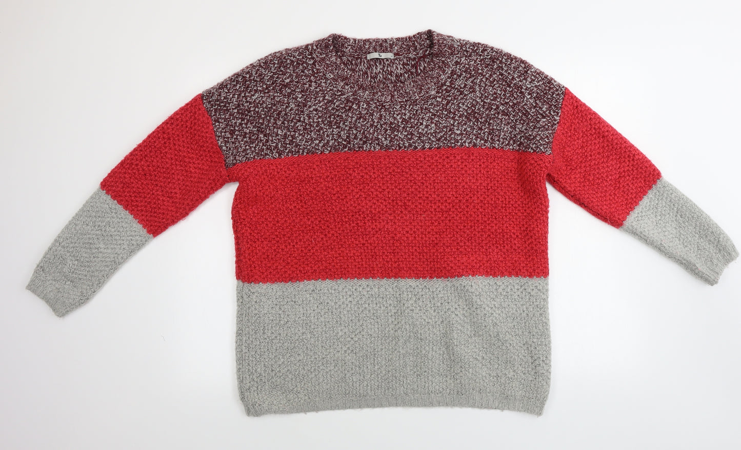 TU Womens Grey   Pullover Jumper Size 10